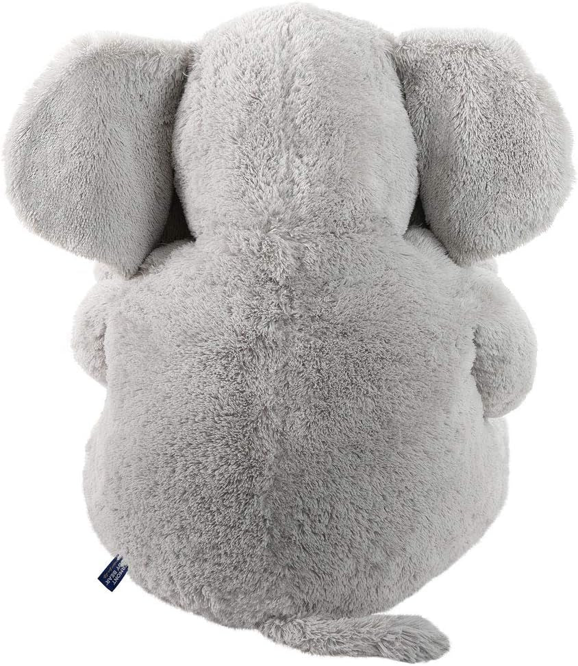 Giant Elephant Stuffed Animal | 4 Foot Elephant Plush Toy and Emotional Support Plush for Kids and Adults | Crafted in the USA