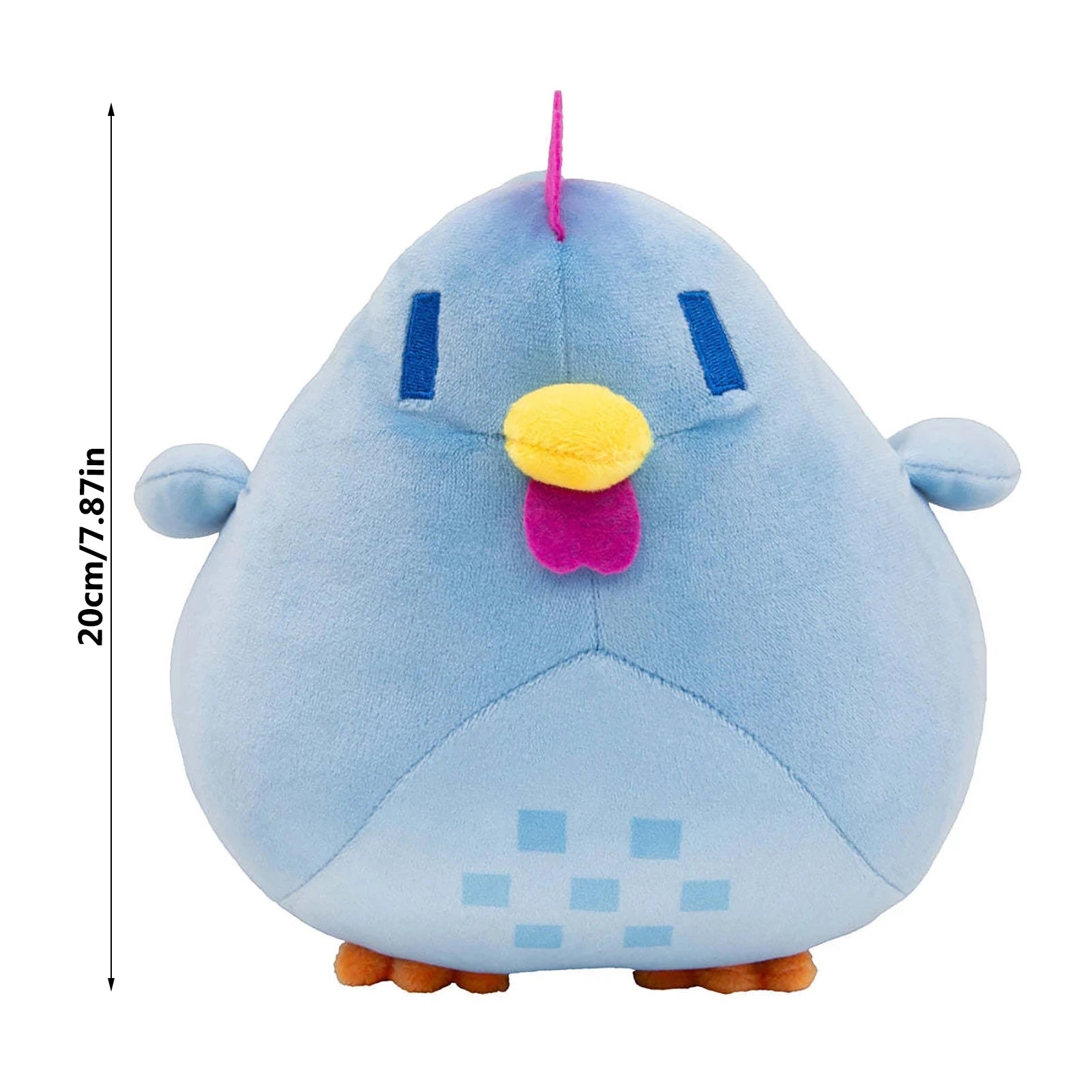 20Cm Soft Chicken Plush Toy Cartoon Chicken Game Toy Soft Animal Chicken Pillow for Kids Accompany Toy Room Decor