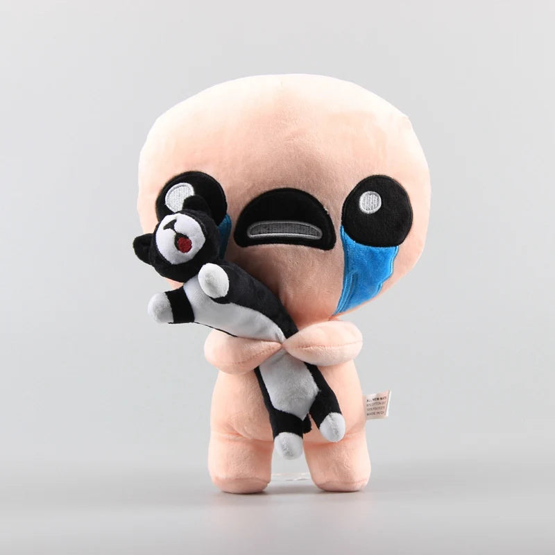 30Cm the Binding of Isaac Plush Toys ISAAC with Black Cat Plush Soft Stuffed Animals Toys Doll Gifts for Children Kids