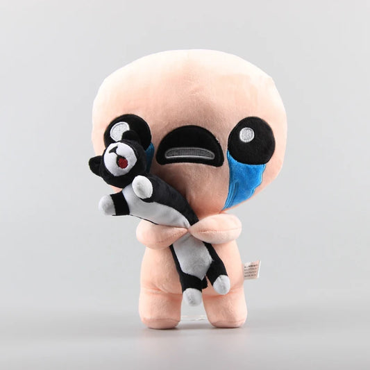 30Cm the Binding of Isaac Plush Toys ISAAC with Black Cat Plush Soft Stuffed Animals Toys Doll Gifts for Children Kids