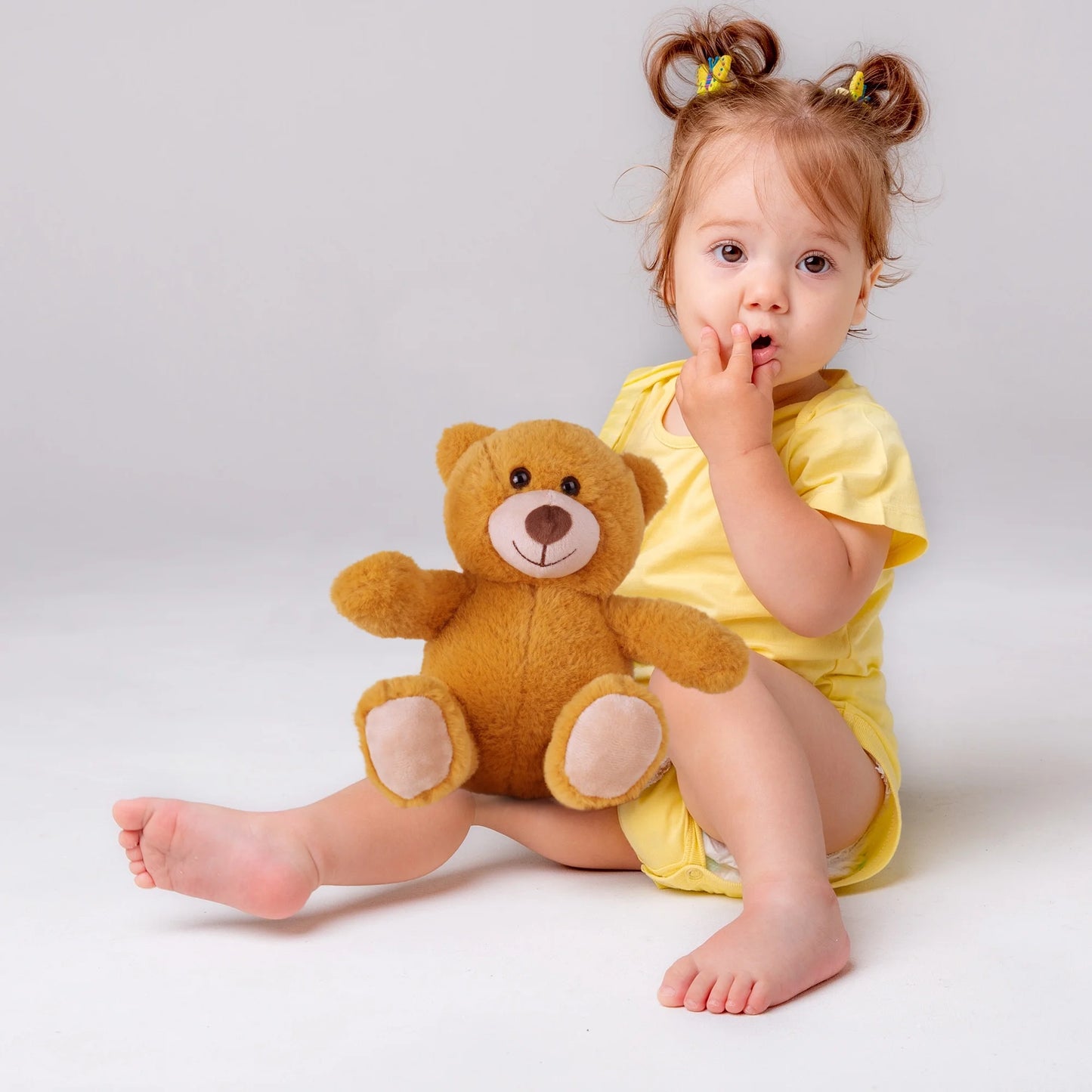 Teddy Bear Stuffed Animal Bulk, 5 Pack 10 in Plush Bear Toy Gifts for Kids, Girls, Brown