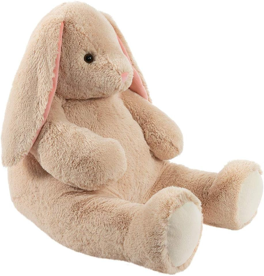 Giant Easter Bunny Stuffed Animal | 4 Foot Bunny Plush Toy | Jumbo Emotional Support Plush for Kids and Adults | Crafted in the USA